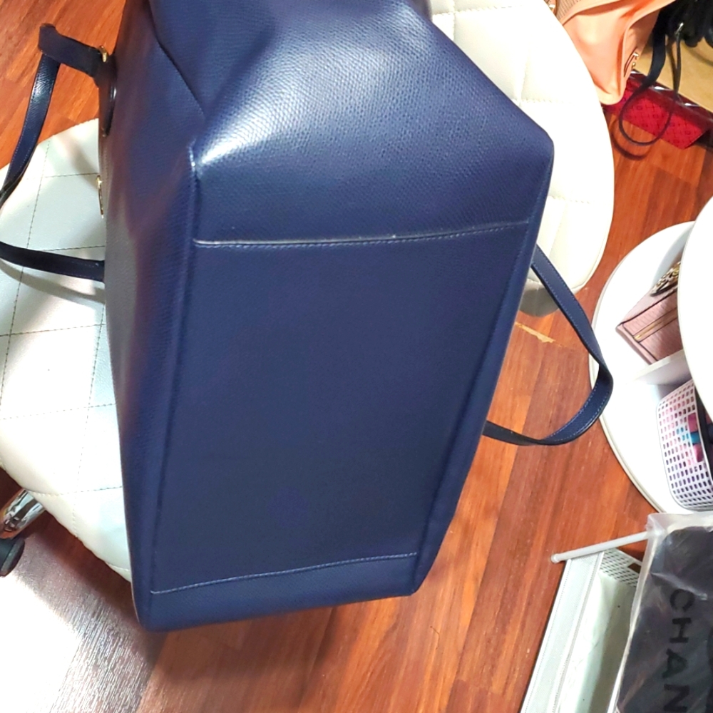 Coach Dark Blue Leather Baby Tote Bag💙 - Picture 11 of 16